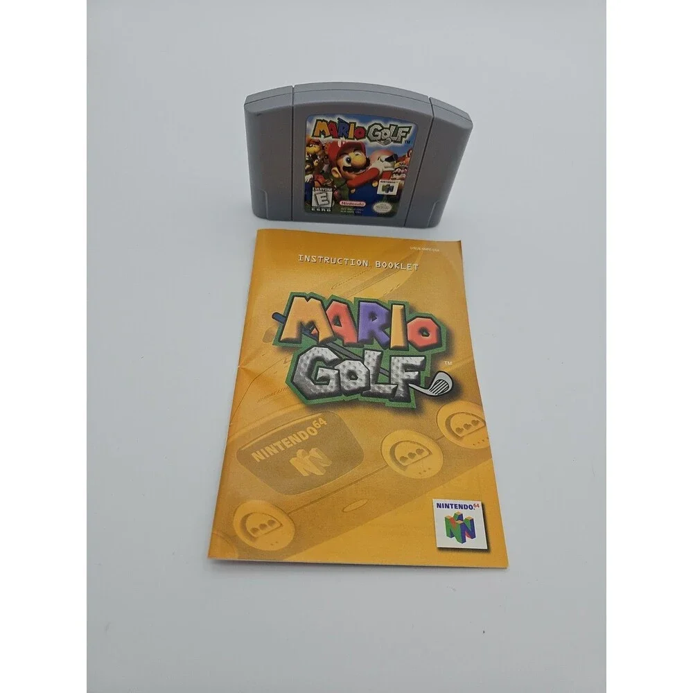 Mario Golf (Nintendo 64 N64 1999) Comes With Manual - Authentic/Tested/Working